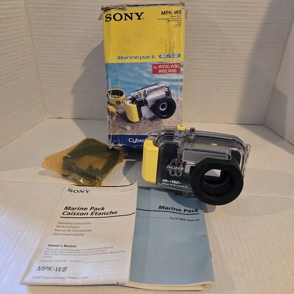 Sony Cyber-Shot Marine Pack. Water Proof. DSC-W200,‎ W90, W85, W80.