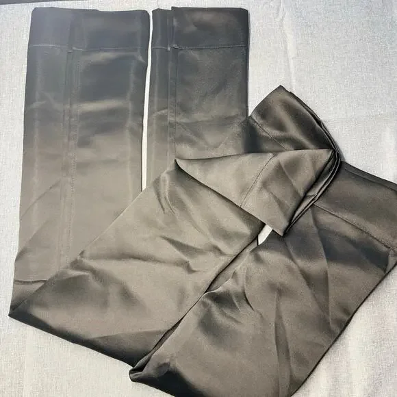 2 Black Curtain Panels