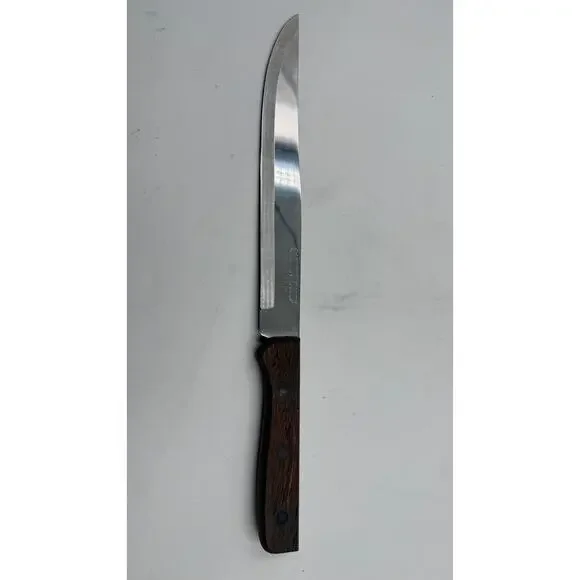 Super-Chef Everbrite S.STEEL carving knife 13'' Japan Wood Handle