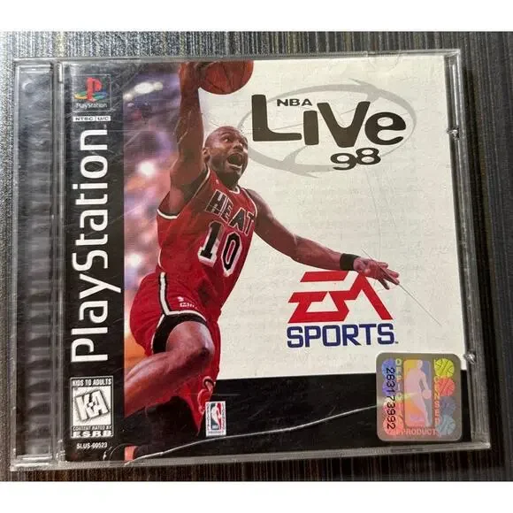 Sony PlayStation 1 PS1 EA Sports NBA LIVE 98 Video Game