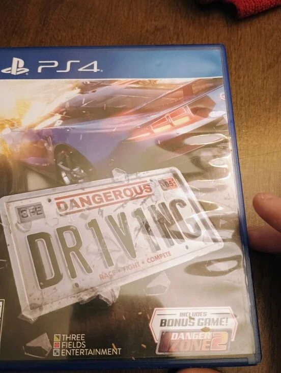 Sony PS4 Dangerous Driving (Blue, White)