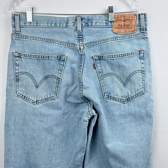 VTG Levi's 550 Relaxed‎ Fit Men's Jeans 32x31 Denim Classic 100% Cotton Straight