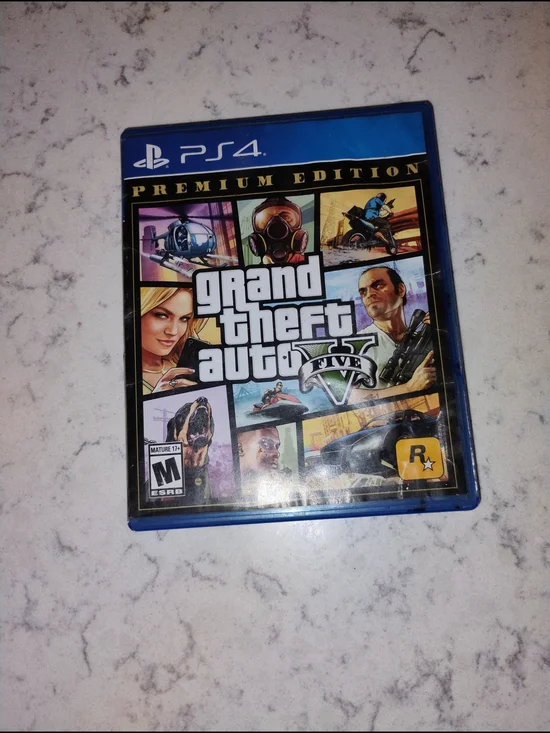 Sony PS4 Grand Theft Auto V Premium Edition - Blue Case