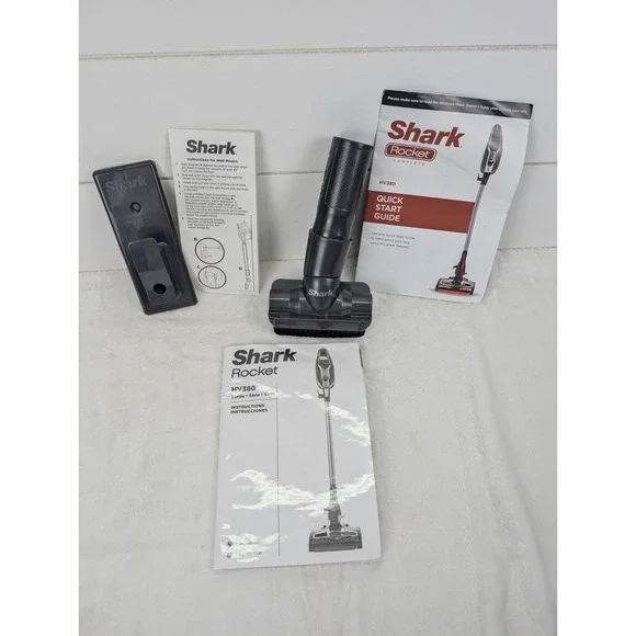 Shark Rocket HV380 Vacuum Attachment Lot Brush Tools Manual Wall Mount