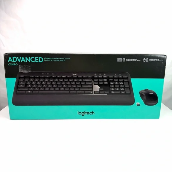 Logitech Black MK540 Advanced Combo Wireless Keyboard and Mouse Set
