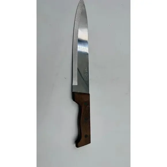 Super-Chef Everbrite S.STEEL Chefs Knife 13.5'' Japan Wood Handle