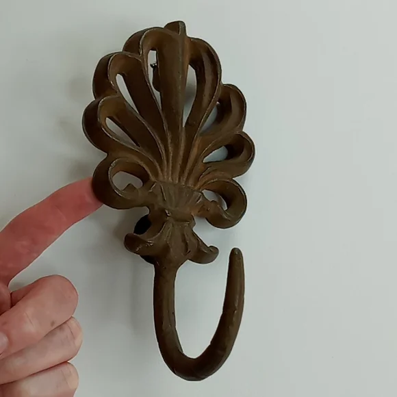 Cast Iron Clothes/Decorative Hook Vintage Look