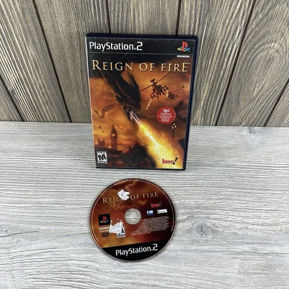 Reign of Fire PS2 Sony Playstation 2 Video Game Tested Working