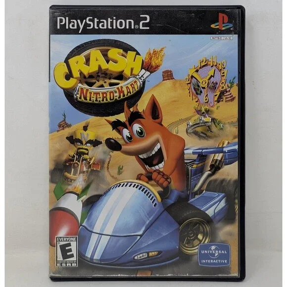 Crash Nitro Kart (Sony PlayStation 2, 2003) No Manual PS2 Tested