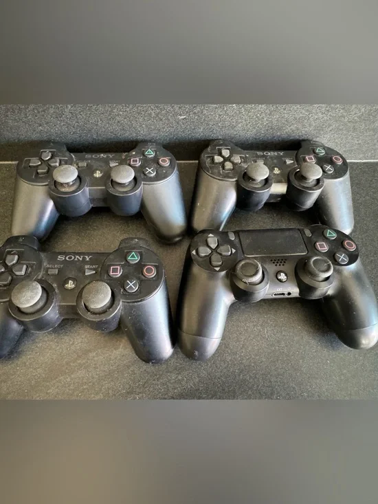 Sony Black PlayStation Controllers Bundle - Set of 4