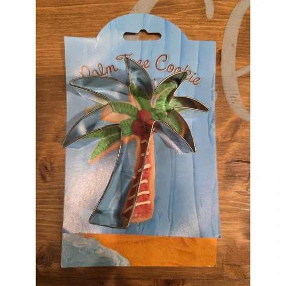 NEW Ann‎ Clark Palm Tree Tropical Collection Metal Cookie Cutter
