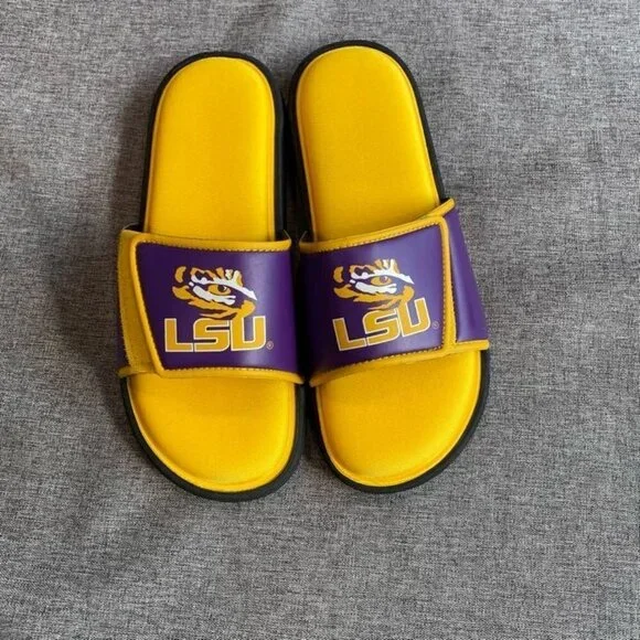 LSU Tigers Men's NCAA College Team Sport Shower Foam Slide Flip Flop