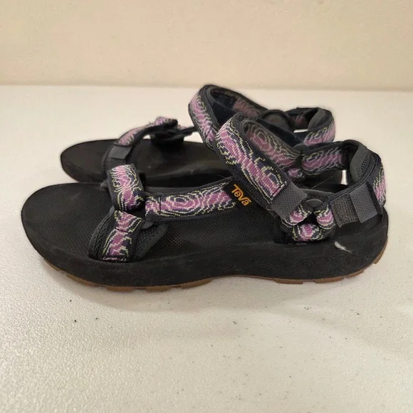 Teva Terra Fi 5 Universal Sandals Mens 9 Womens 11 Black Purple Geometric