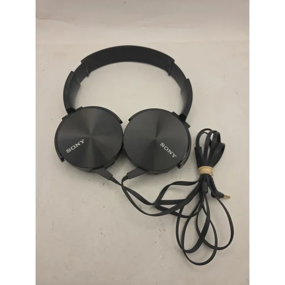 Sony MDR-XB450 Head Phones Over Ear Black - Tested Works