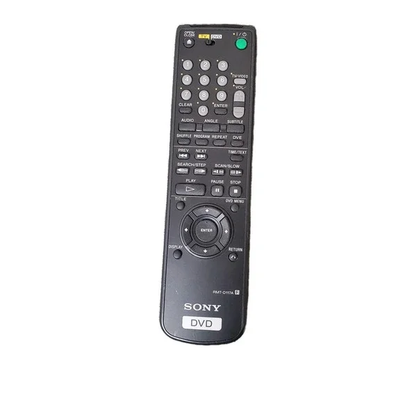 Sony RMT-D117A DVD Player Remote Control Tested Working