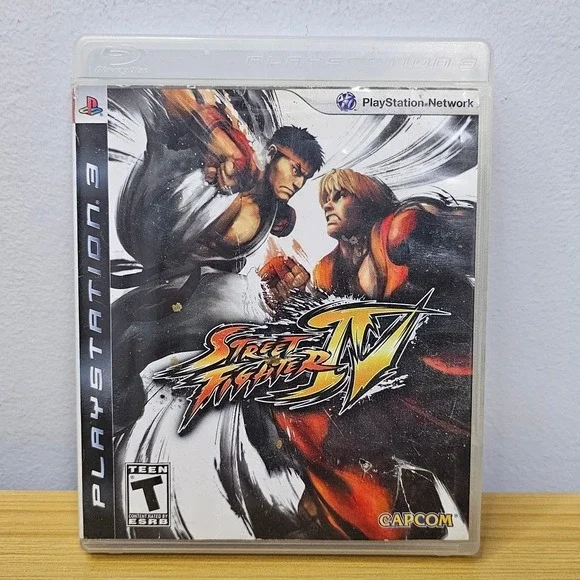 Street Fighter IV 4 Capcom (Sony PlayStation 3, PS3, 2009) No Manual