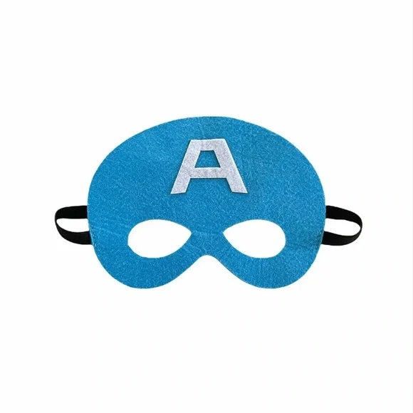 Captain America Superhero Kids Halloween/ Cosplay Elastic Face Mask
