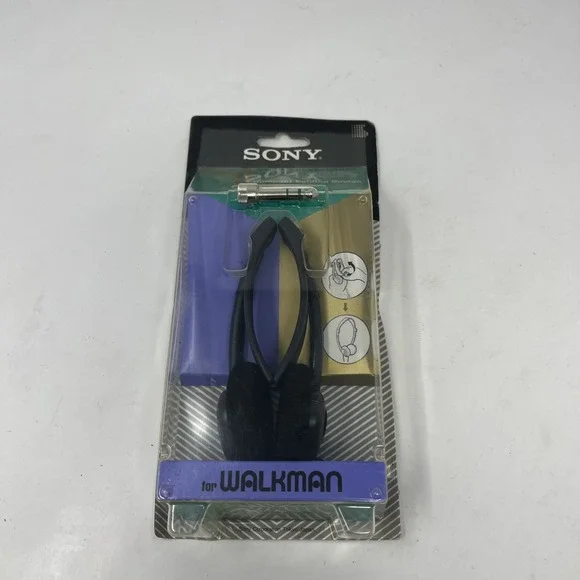 Vintage Sony MDR-A009 Foldable 3.5mm Headphones 1990's (Walkman) NEW