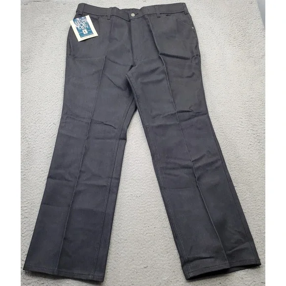 Vintage 80s Levi's Jeans Mens 40x30 Black Denim Deadstock‎ Comfort Straight Leg