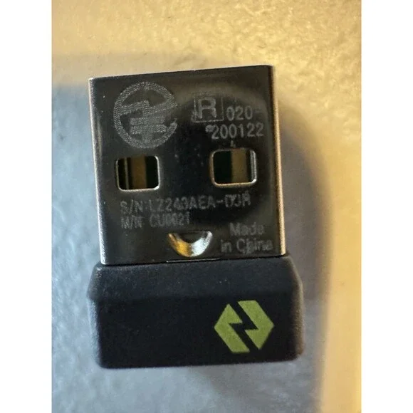 Logitech Bolt USB Receiver for Secure Wireless Connection Computers Network PC