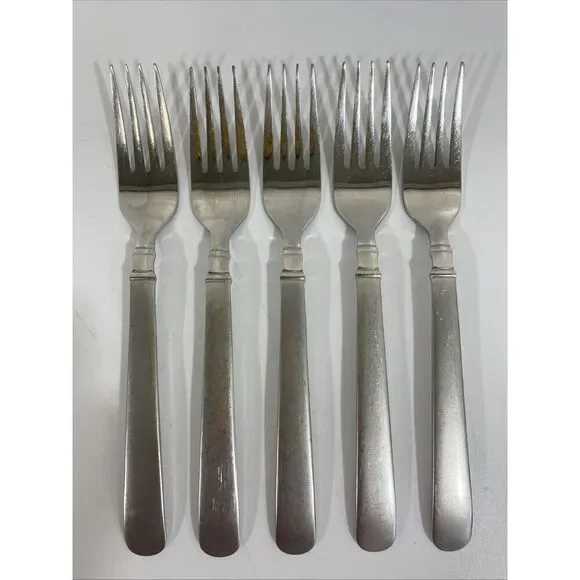 SET (5) VTG JA HENCKELS INTERNATIONAL 18/10 CHINA DINNER FORKS EARL‎ SS