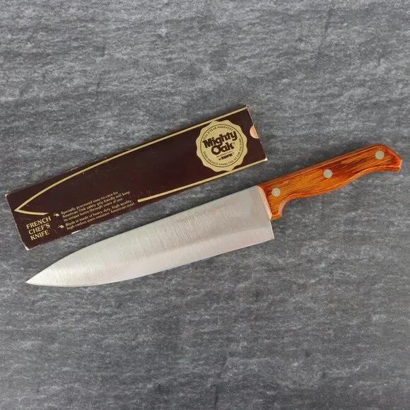 Vintage Mighty Oak French Chef's Knife Imperial 9