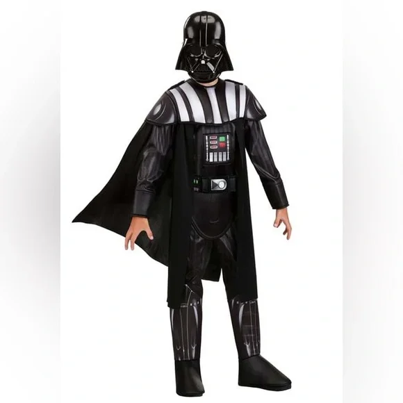 New Disney Costume Play, Darth Vader Child Costume Size Medium 8-10 Muscle Chest