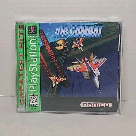 Vintage Air Combat Sony PlayStation 1 Greatest Hits CIB PS1 Video Game