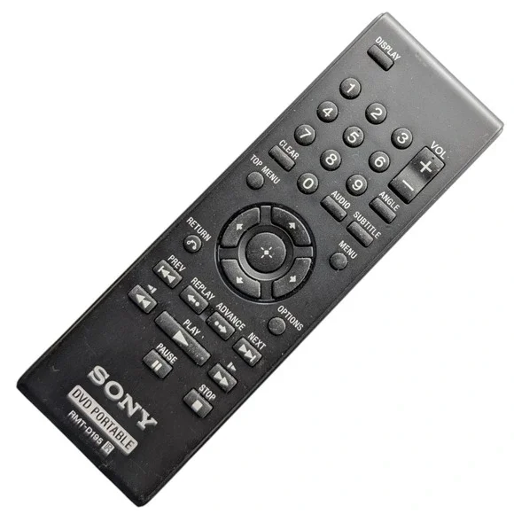Sony Remote Control RMT-D195 Portable DVD‎ Player Controller Tested Genuine OEM
