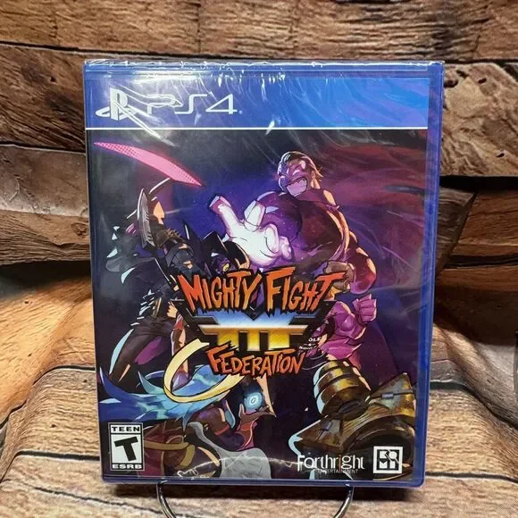Mighty Fight Federation PS4 3D Arena Fighter Limited Run #507 Sony Playstation 4