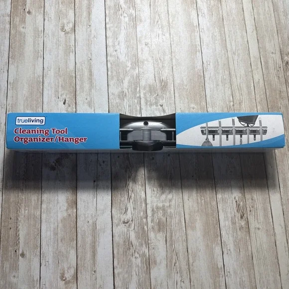 Trueliving Cleaning Tool Wall Holder Storage Rack‎ & Hooks Organizer Space Saver