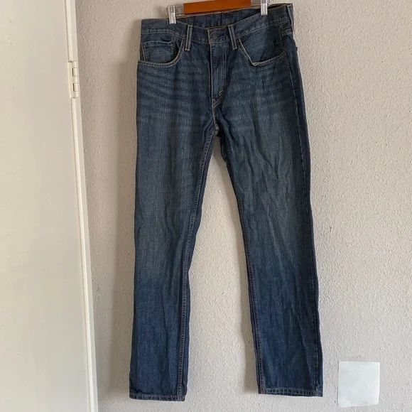 Levi's Dark Blue Straight Jeans