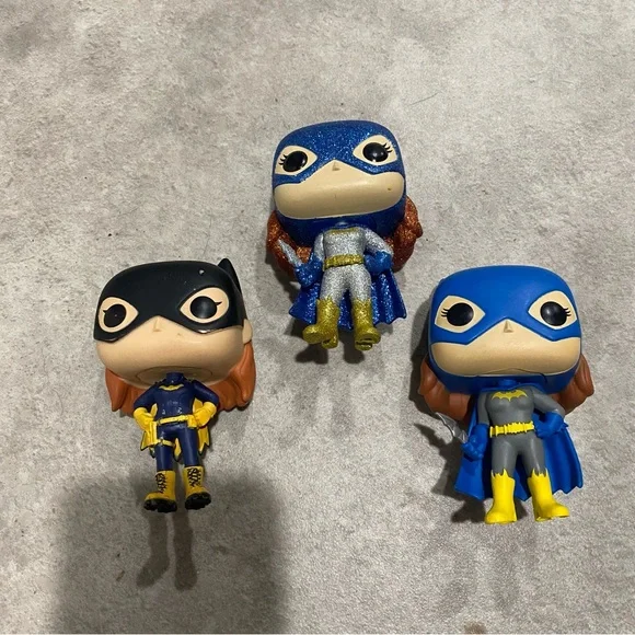 Funko Batgirl Figures - Blue, Black, Yellow, Diamond