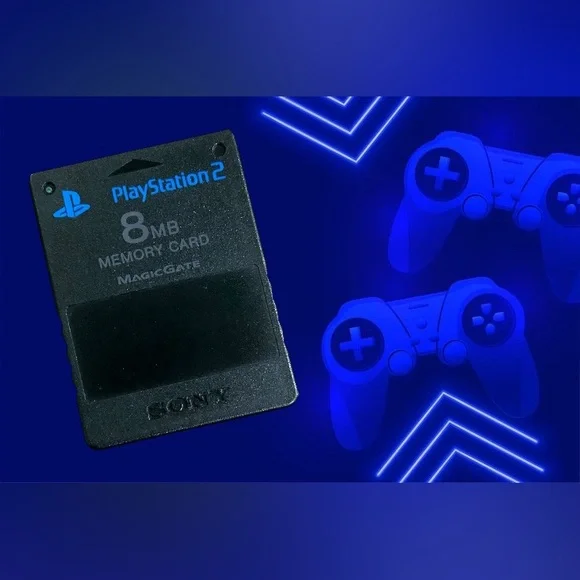 Sony PS2 Memory Card 8MB MagicGate OEM Genuine SCPH-10020 Tested Working