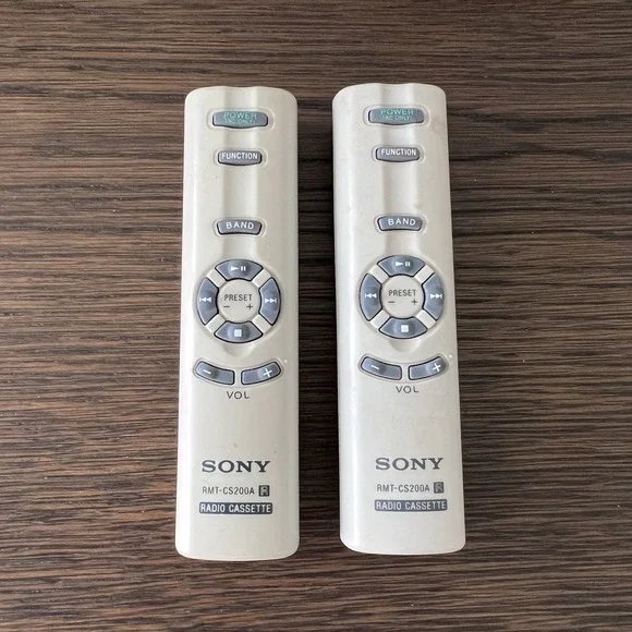 Lot of 2 OEM SONY RMT-CE95A‎ RADIO CASSETTE AUDIO CFDE95 CFDE90 Remote Control
