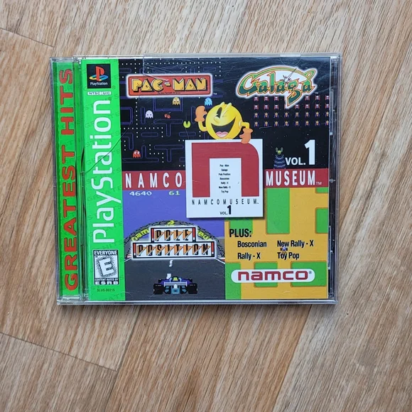 Sony PlayStation Namco Museum Vol. 1 - Green and Multicolor