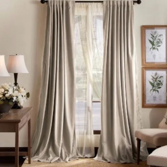 Velvet Curtains - Martha Stewart Home - 2 Panels