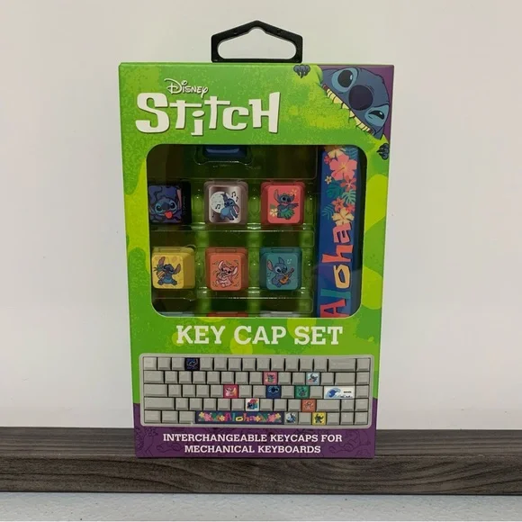 Disney Lilo and Stitch Keyboard Keycaps Set-New in Box
