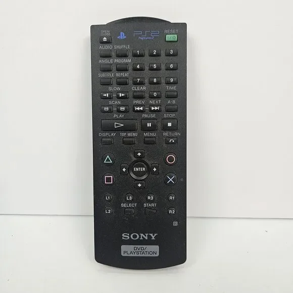Genuine Sony PlayStation 2 SLIM PS2 DVD Remote Control SCPH-10420 MINT