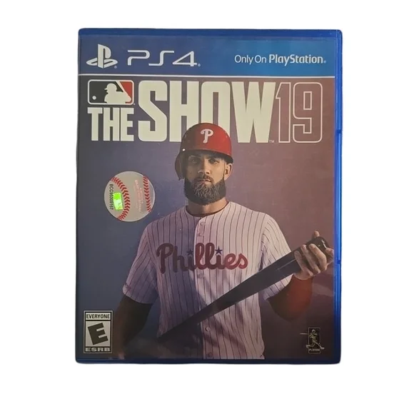 Sony PS4 MLB The Show 19 — Blue Case with Red Helmet Accent