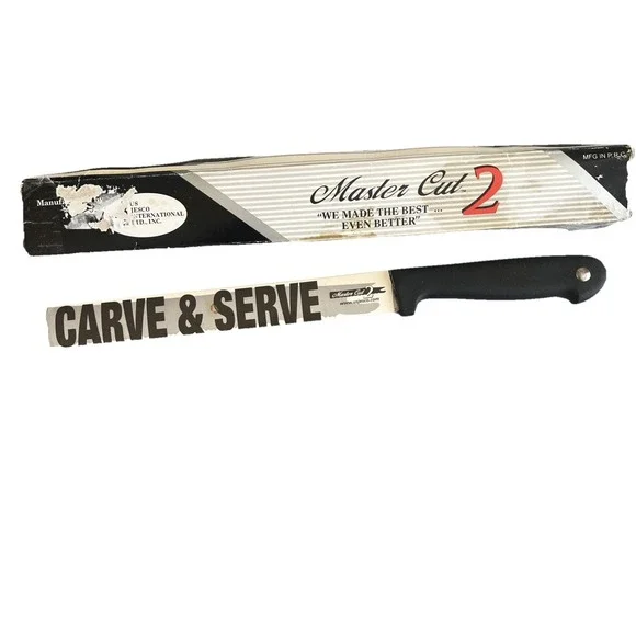 Master Cut 2 Carve & Serve Knife By‎ Jesco Stainless 8