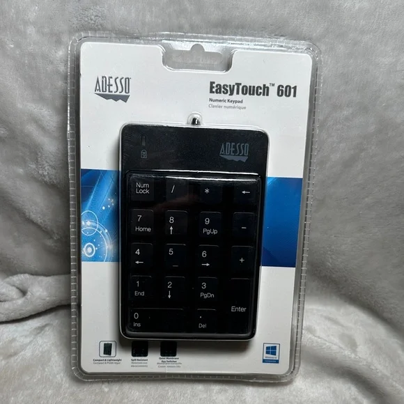 Adesso EasyTouch 601 Numeric Keypad Spill Resistant