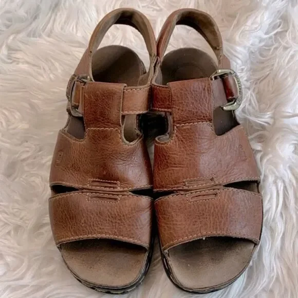 DR. MARTENS pebbled leather sandals Made in England size 12/13