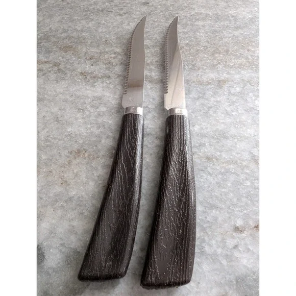 Vintage Quikut Steak Knife Set Of 2