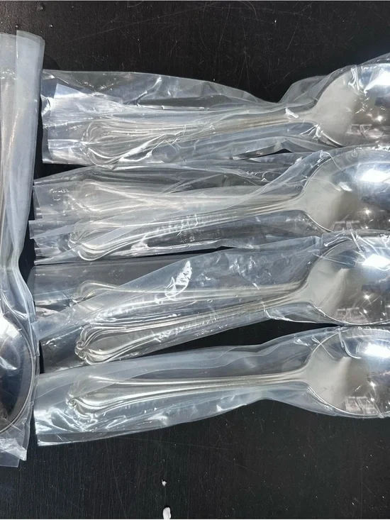 Lenox Alcott Soup / Place Spoons – Set of 12 – Stainless Flatware – New