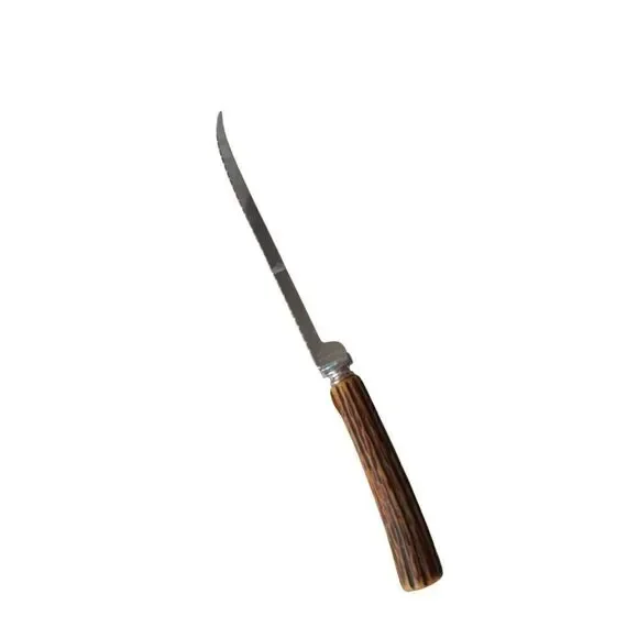 Made in the USA ,antler handle carving knife