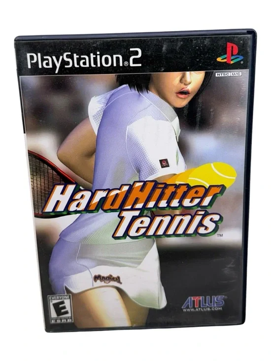 Hard Hitter Tennis (Sony PlayStation 2, 2002) complete with manual