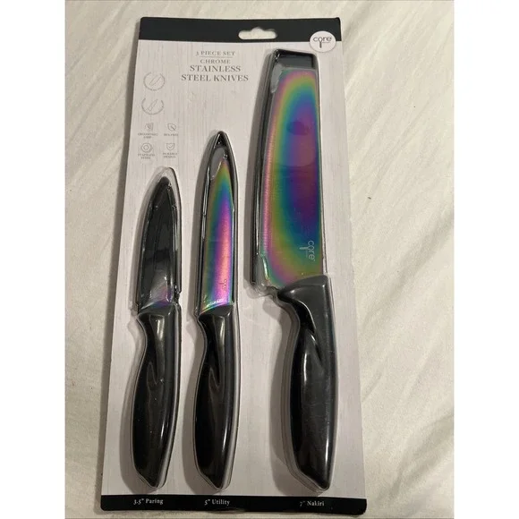 Core Chrome Stainless Steel Knives