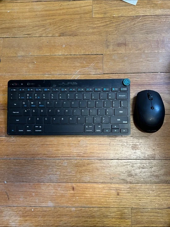 JLab Slim Wireless Keyboard — Black