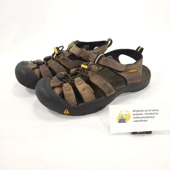 Keen Newport Adjustable Outdoor Drawstring Sandal Mens Size 6 1009996 Brown